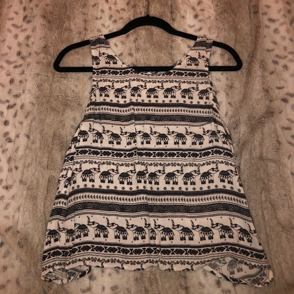 Tank top (open in back)